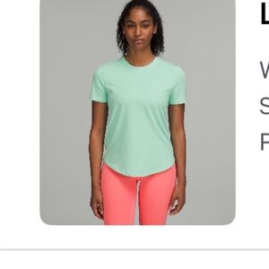 Lululemon Mint Green Size 14 Love Curved-Hem Crewneck T-Shirt